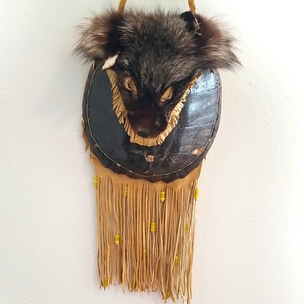 PELT TURTLE Vintage Western Bag With Fringe